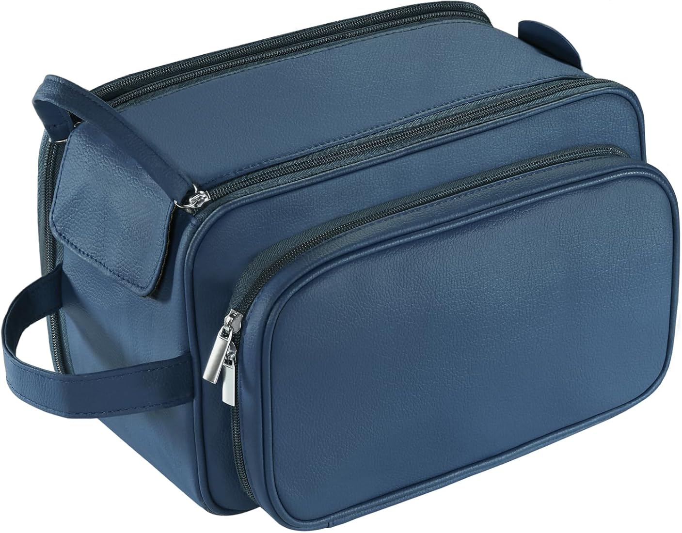 Buy Large Toiletry Bag for Men, PU Leather Travel Toiletry Organizer, Dopp Kit Water-resistant Shaving Bag for Toiletries Accessories Toiletries Organizer Cosmetic Bags, Blue, XL, Toiletry Bag at Amazon.in