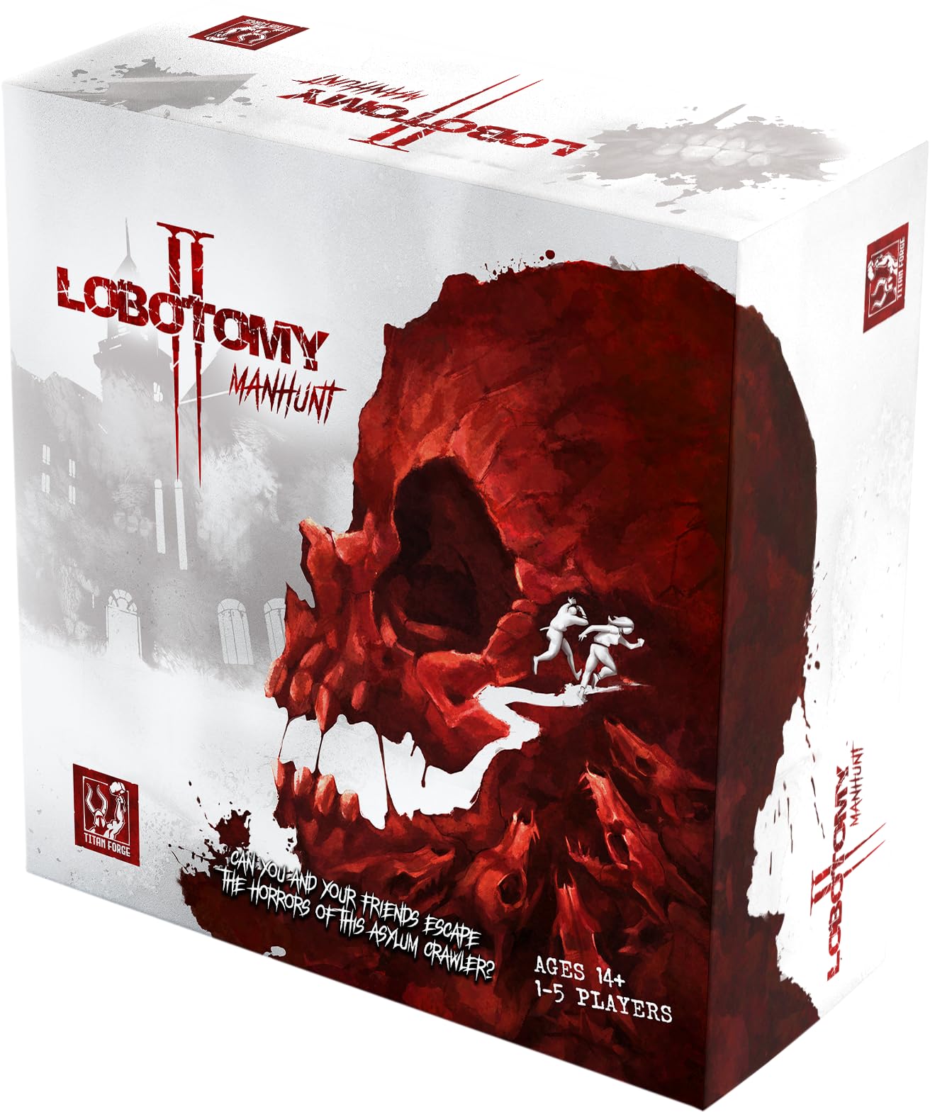 Lobotomy 2: Manhunt Gioco da Tavolo in Inglese per Adulti | Gioco Horror di Sopravvivenza Cooperativo per 1-5 Giocatori | Mappa Modulare