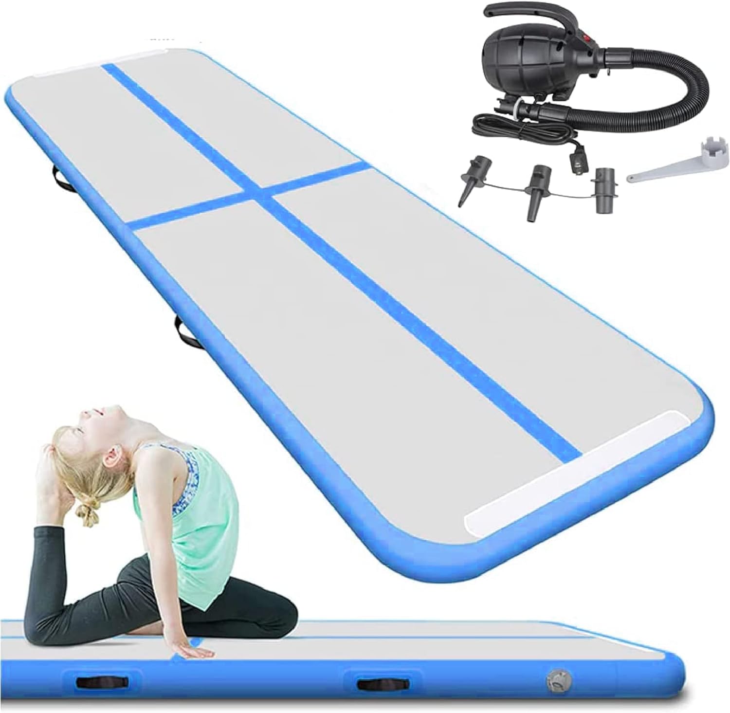 Inflatable Air Gymnastics Mat Training Mats 10ft/13ft/16ft/20ft