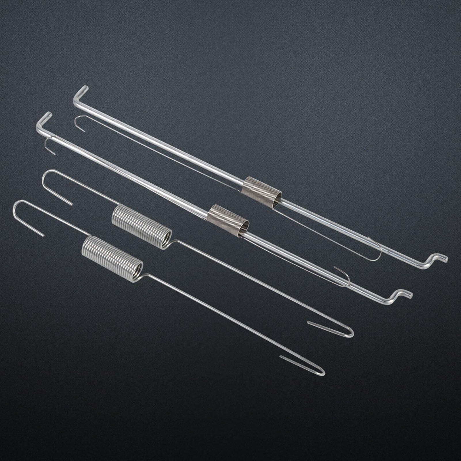 Kit Ressorts Rappel Papillon Pour Moteur GX140 GX160 GX200 - 2 Tiges + 4 Ressorts - Pièce Rechange Régulateur