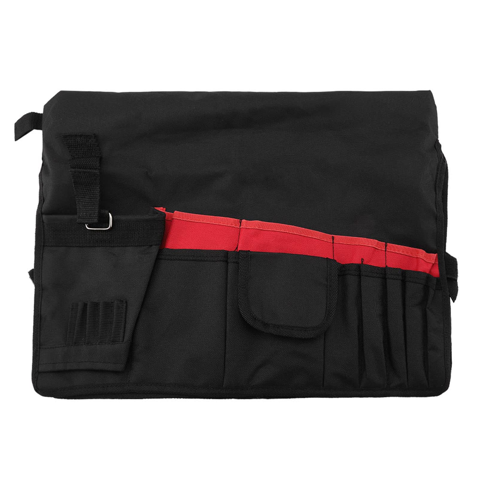 VIFER Sac à Outils pour Seau, Sac à Outils Multifonctionnel en Tissu Oxford avec 42 Poches pour Outils de Jardinage, Noir