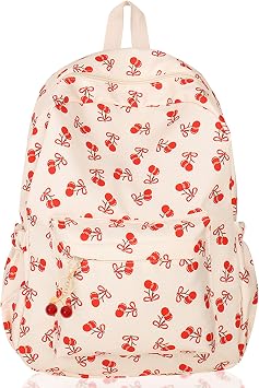 Cute Strawberry Backpack for Women/Girl Coquette Aesthetic School Backpacks
