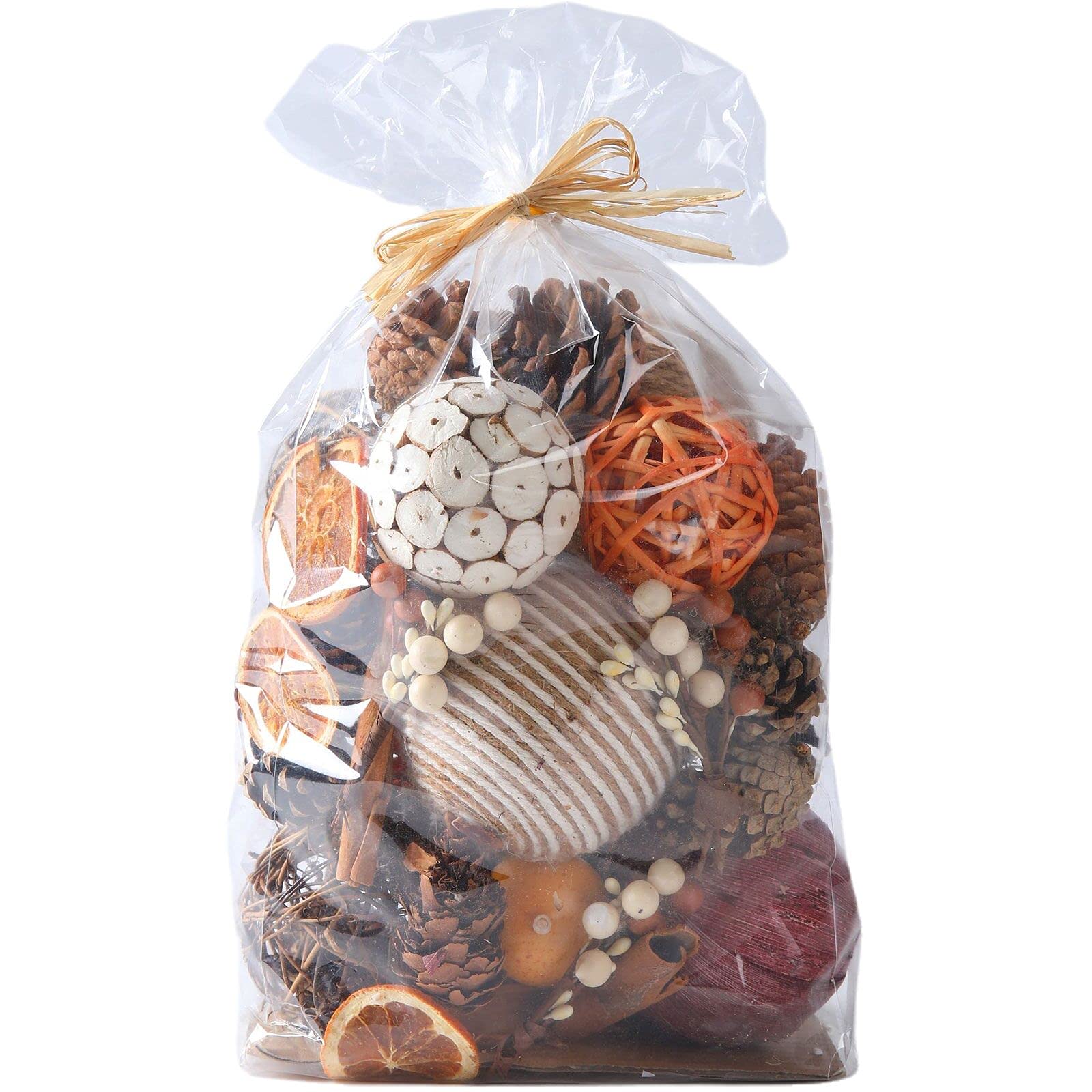 Sfere Decorative In Vimini Intrecciato - Set Da 6, Diametro 8,9 Cm, Per Vasi E Centrotavola (Marrone)