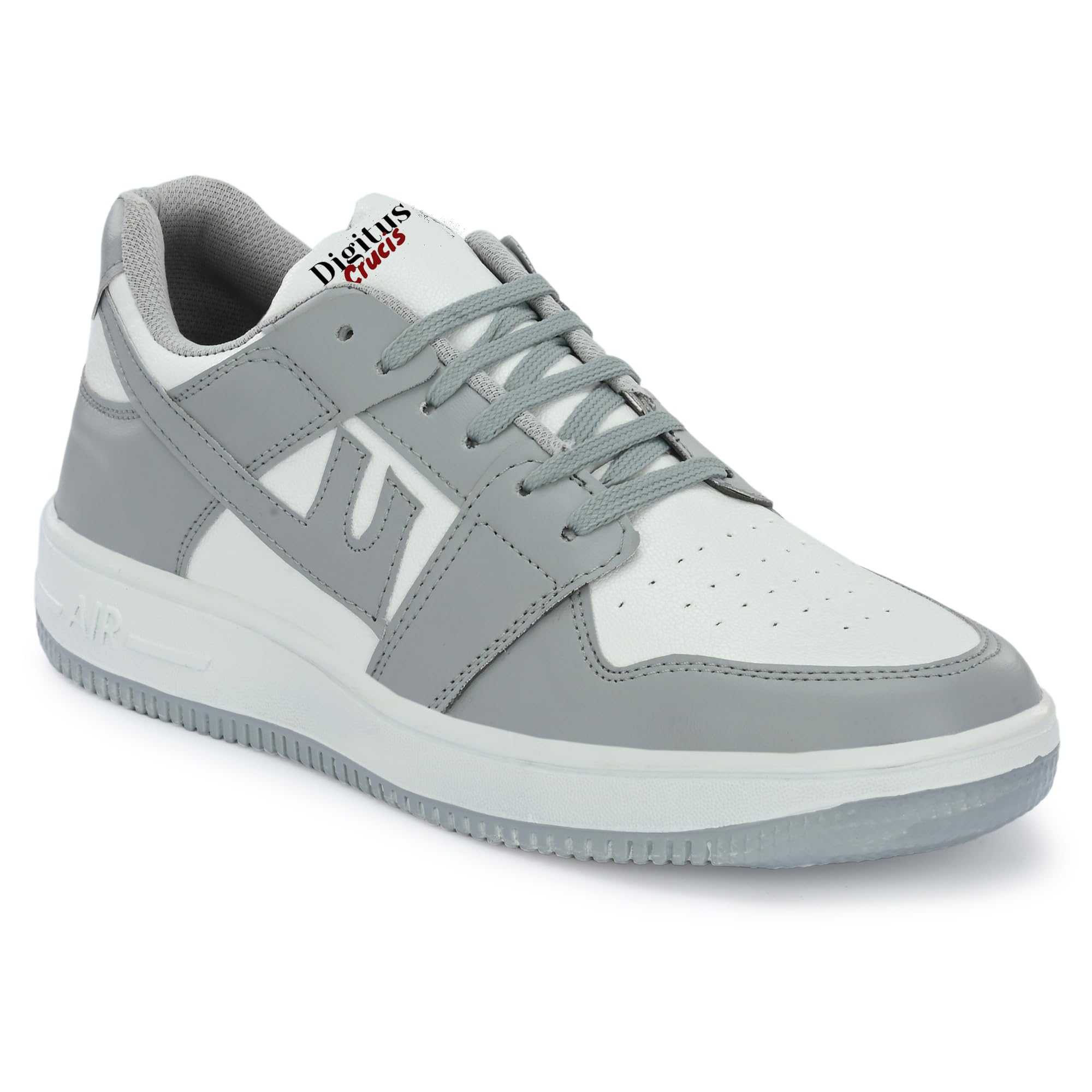 DIGITUS CRUCIS Mens Sneakers Trendy Comfortable Gym Walking Stylish Casual Grey White Shoes (Grey White, 6) (B0CJNSWW3B) Amazon Price History, Amazon Price Tracker
