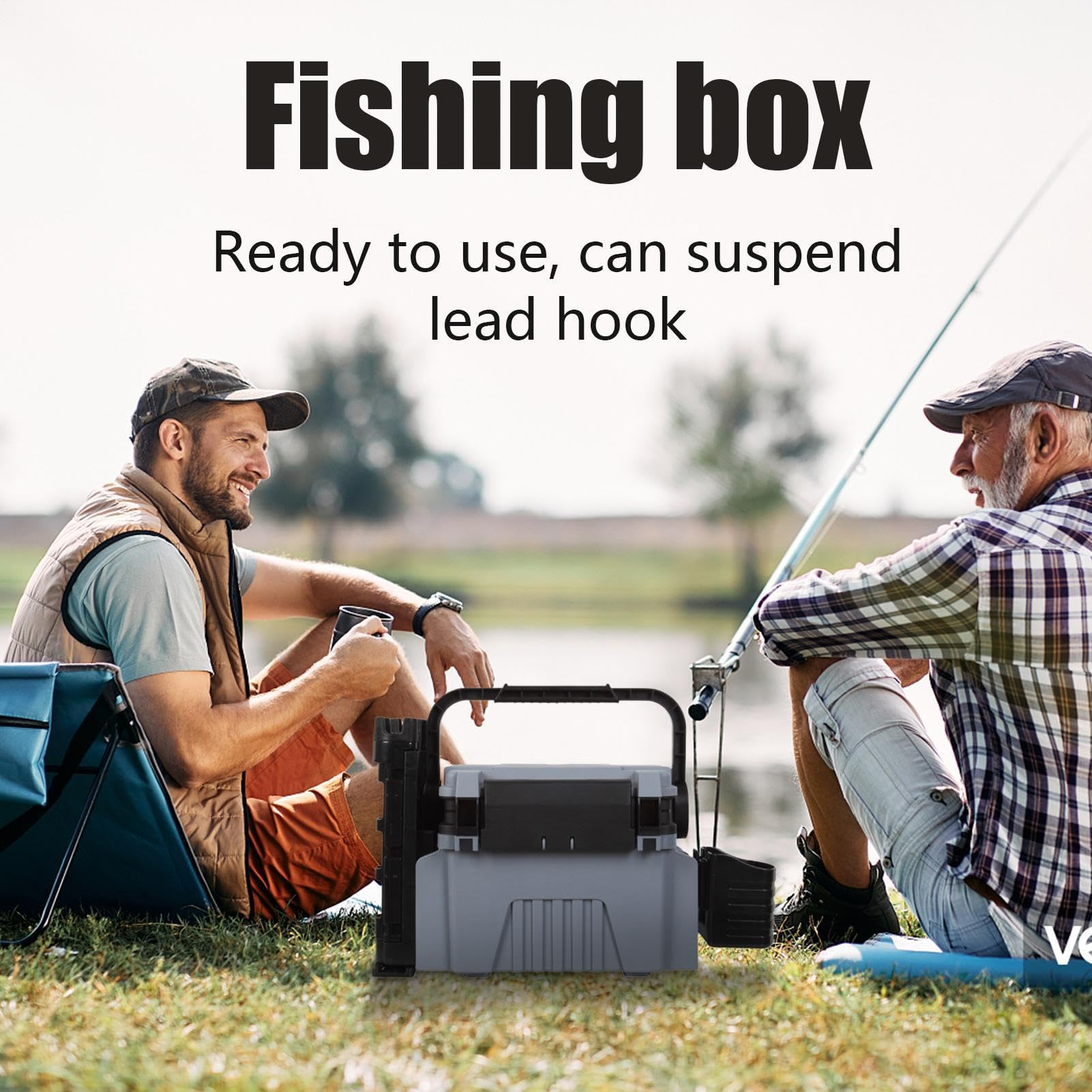 Scatola Grande Per Attrezzatura Da Pesca Ampio Contenitore Per Attrezzi Da | Organizzatore Multifunzionale Per Principianti E Appassionati Con Di Archiviazione