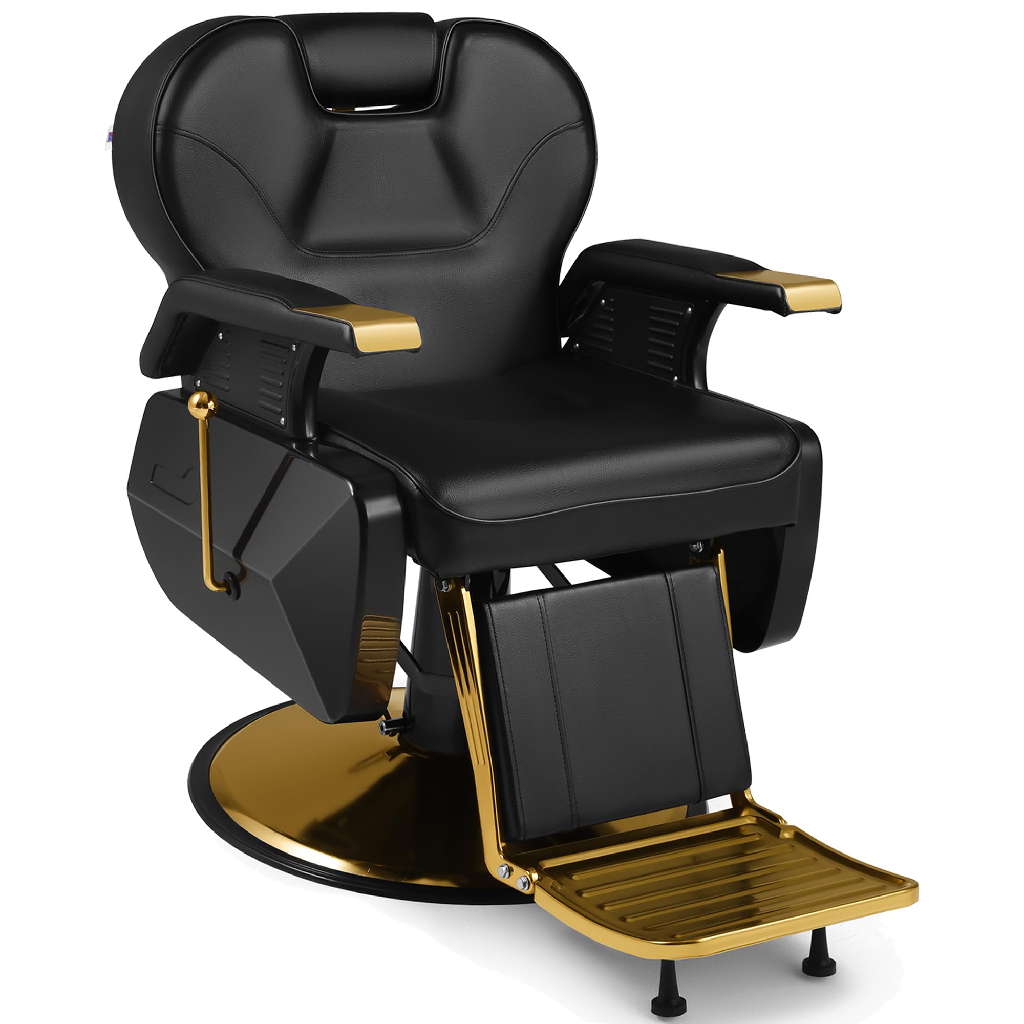 Artist hand Barber Chairs for Barbershop, Heavy Duty Reclining Salon Chair