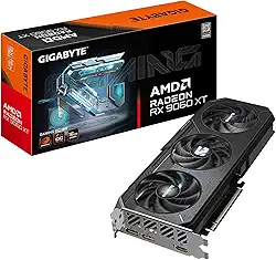 GIGABYTE Placa de vídeo Radeon RX 9060 XT Gaming OC 16G, PCIe 5.0, 16GB GDDR6, GV-R9060XTGAMING OC-16GD Placa de vídeo
