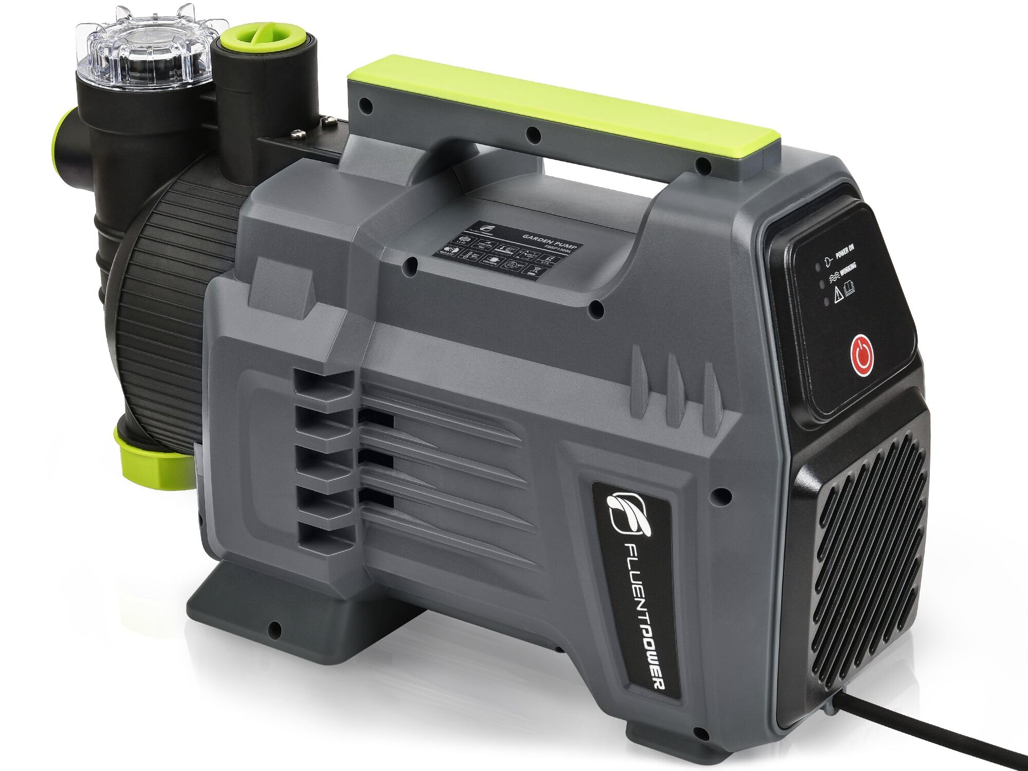 FLUENTPOWER 1.5HP Automatic Garden Booster Pump, 1300 GPH
