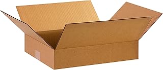 BOX USA 15 x 12 x 3 Corrugated Cardboard Boxes, Flat 15