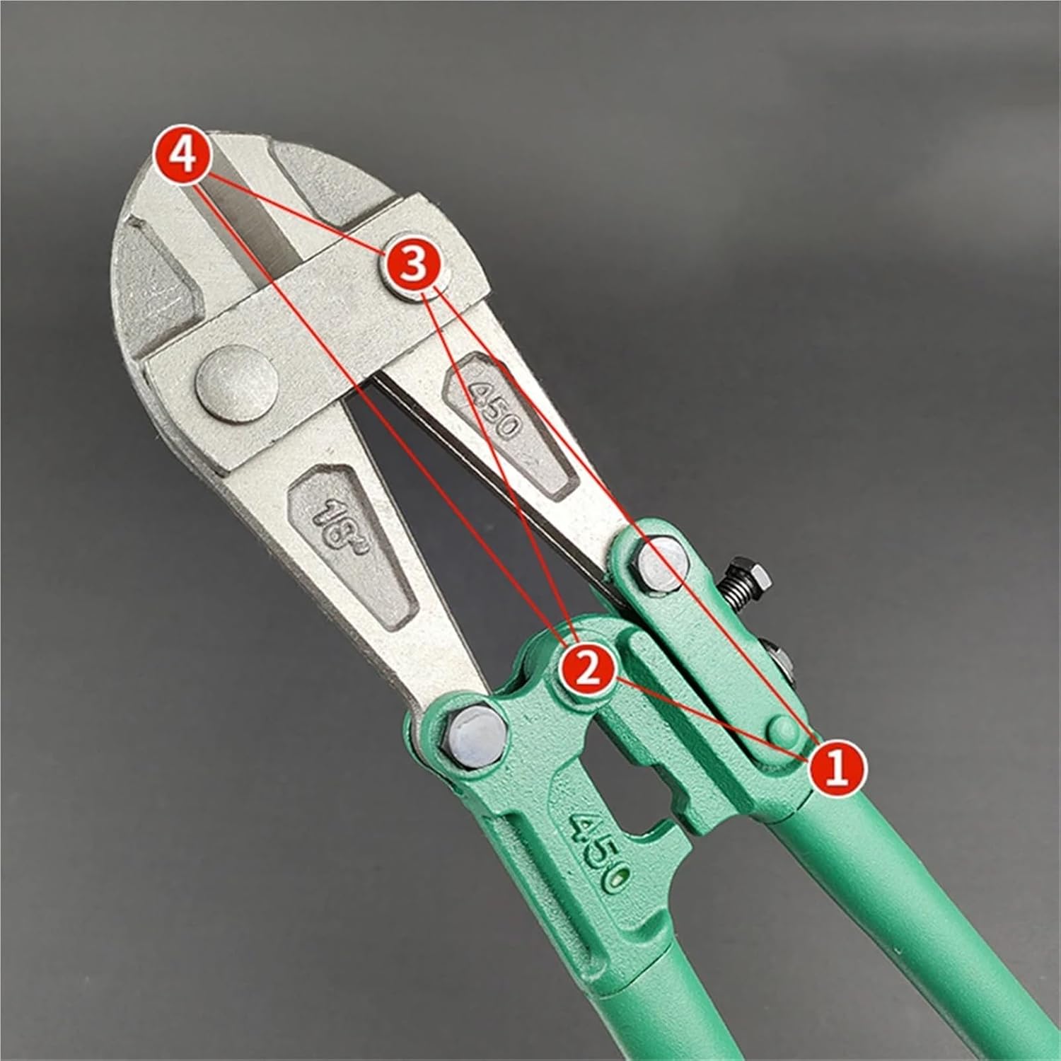 1pcs Mini Bolt Cutter Multitool Steel Wire Cutter Multi-functional Strong Cutting Iron Wire Wire Breaker Scissors Pliers(18 Inch)