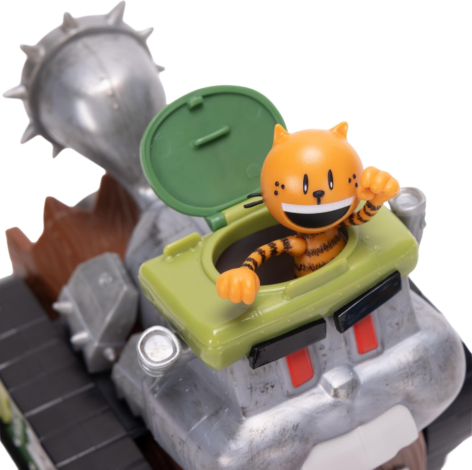 JAKKS Dog Man Squirrel Tank Shooter Vehicle Playset with Petey and Dog Man Action Figures