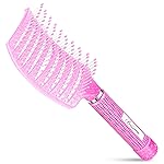 Bsisme Hair Brush, Professional Curved Vented Brush for Faster Blow Drying, Detangler & Frizz-Free on Curly Wet Thick Fine Hair for Women Men Kids