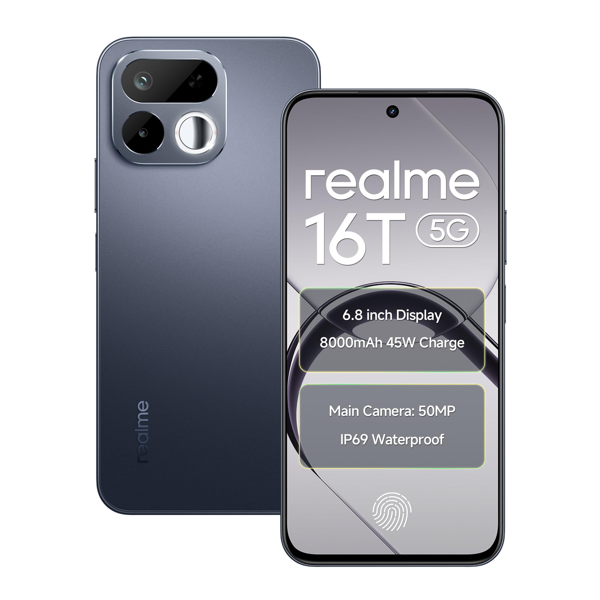 realme 16T 5G Smartphone (Black, 256, GB, 8, GB)-image-49