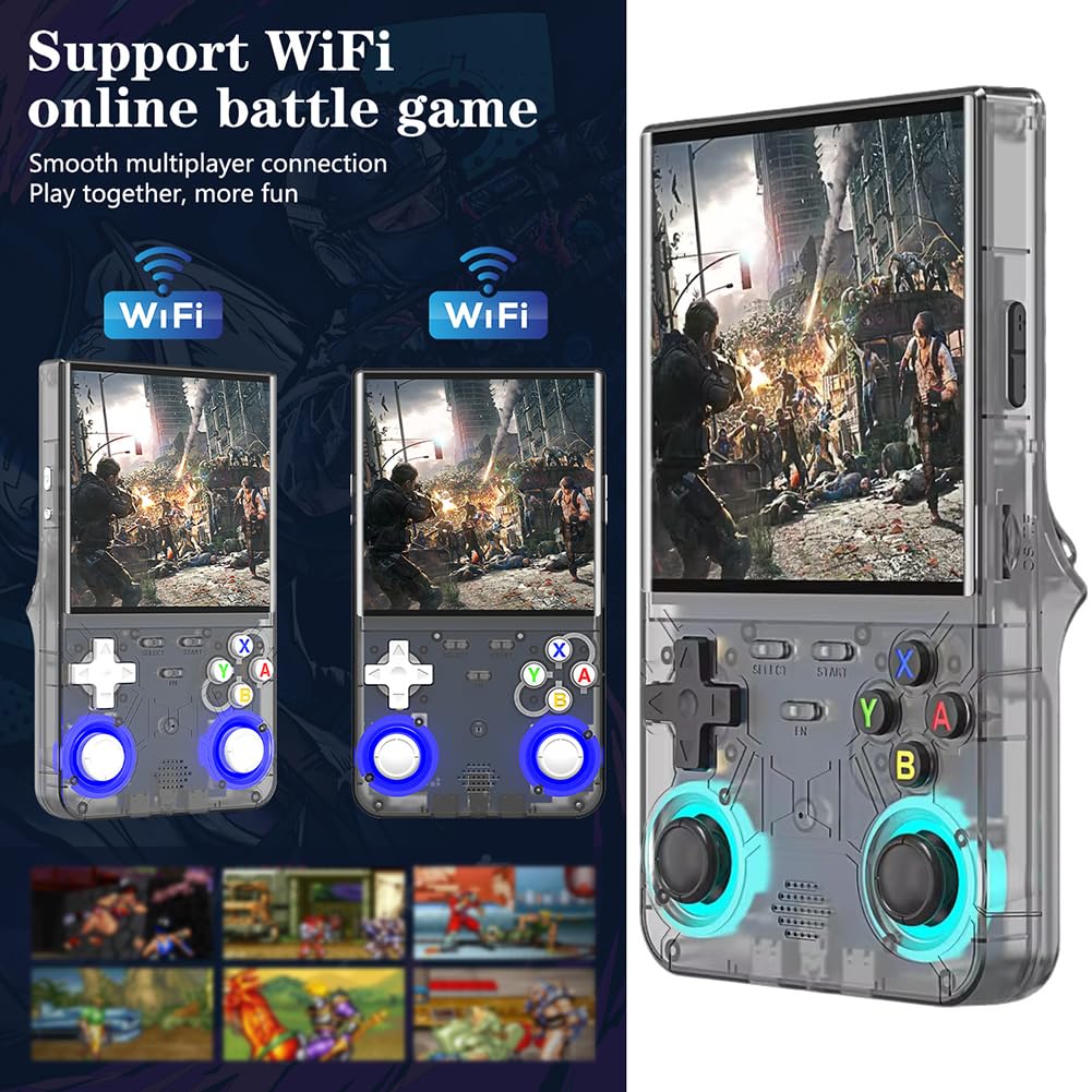 R36 Console de jeu ultra portable avec support WiFi pour bataille en ligne 20000 Joueur de jeu