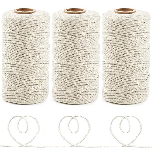 Anvin 984 Feet Cotton Twine Natural Jute Twine Packing Twines
