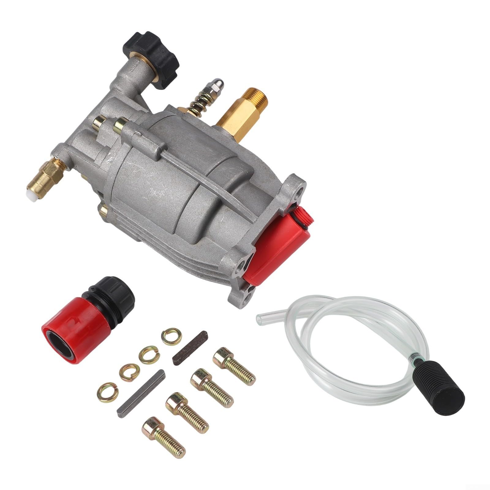 Professionelle Hochdruckreiniger-Pumpe, 3.400 PSI, 2,5 GPM, mit doppeltem Dichtungssystem, horizontaler Schaft für Haushaltsgeräte