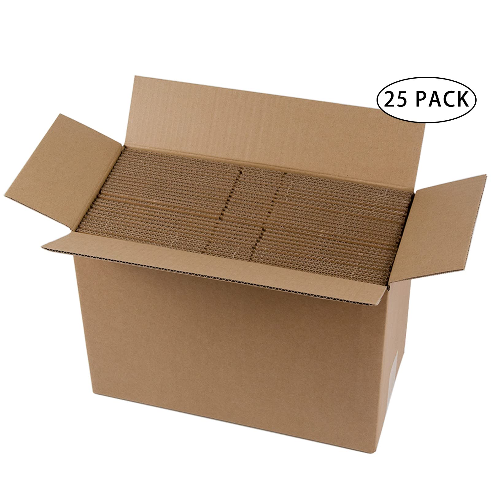 SUNLPH Pudełka wysyłkowe 20 x 15 x 10 cm małe pudełka z tektury falistej, 25 sztuk