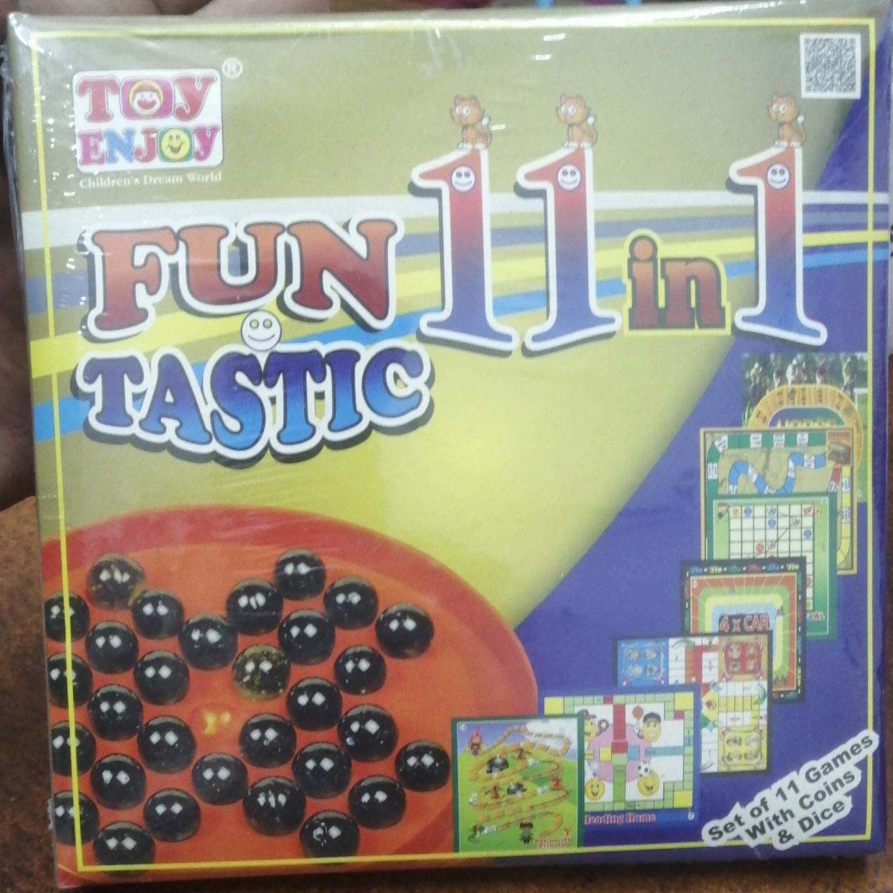 KASBA Toy Enjoy Fun Tastic 11 in 1 Indoor Game for Kids