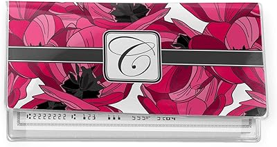 Tulips Vinyl Checkbook Cover (Personalized)