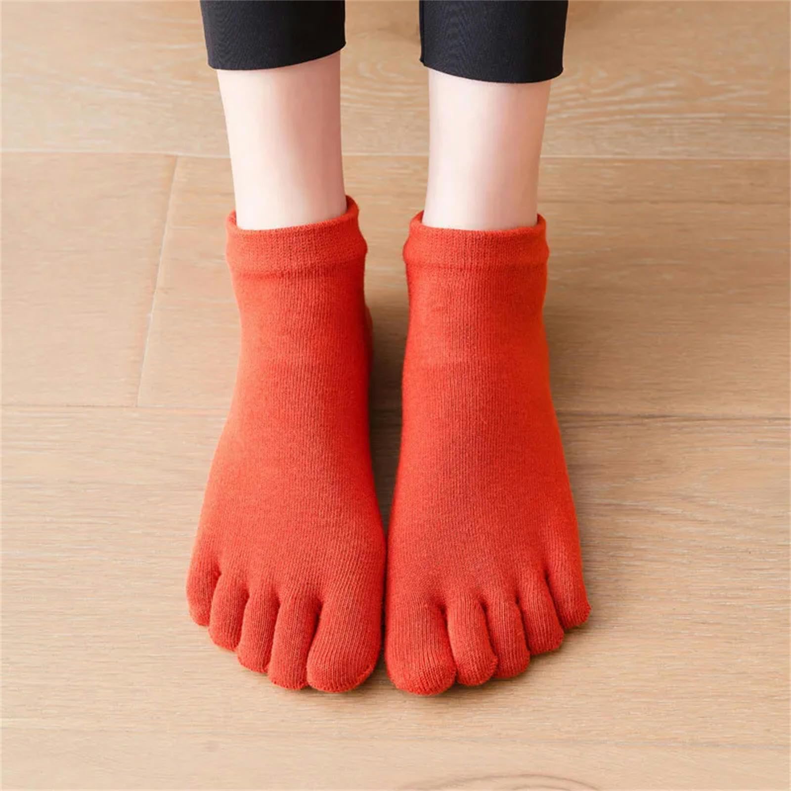 Calcetines Hombre Calcetines De Algodón Damas De Algodón Anti Slip Gym Socks Five Toe Dance Elastic Sock