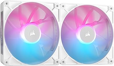 CORSAIR iCUE LINK RX140 RGB 140 mm Ventole PWM con Hub di Sistema iCUE LINK - Cu