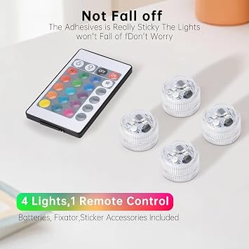 Roller Skate Lights, LED Lights for Skates, Colorful Illuminating Accessories for Quad, Inline and Ice Skates, Ideal Gift for Skaters and Roller Skate Boots