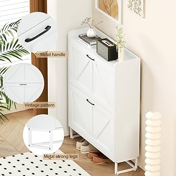 3点セットNEIGHBORHOOD CI/P SNEAKER STORAGE 2 Amazon.com: Urban Deco Shoe Storage Cabinet for Entryway