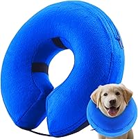 Vista 14 de Collar de cono de perro suave inflable (tamaño S), collar de perro de recuperación de protección contra golpes, cono de dona de gato, cómodo collar