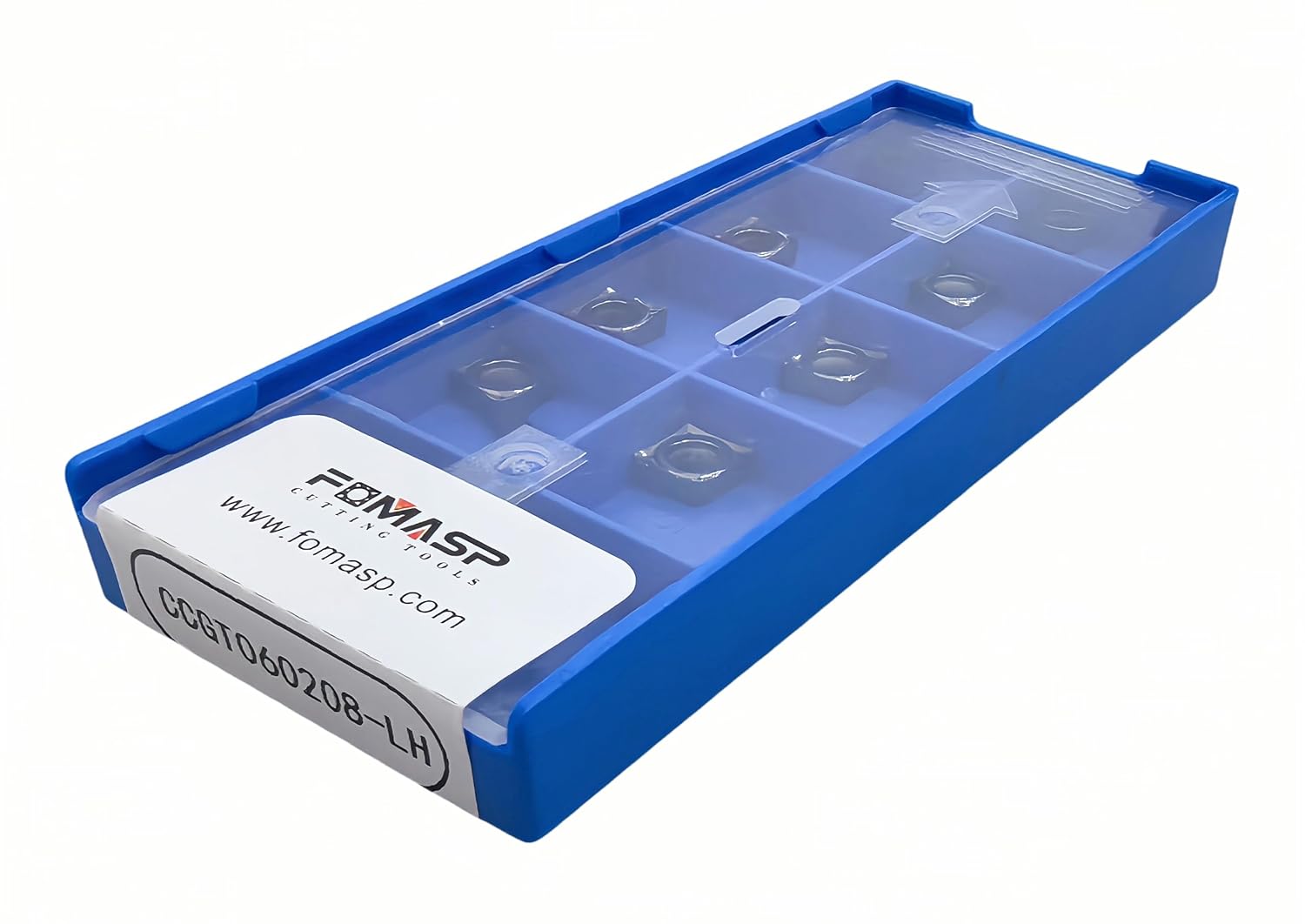 Carbide Inserts for Aluminum CCGT21.52 / CCGT060208-LH for Turning Cutting Tools Finishing Cutting,10 Pcs