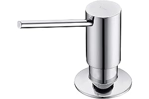 KRAUS Chrome Kitchen Soap and Lotion Dispenser