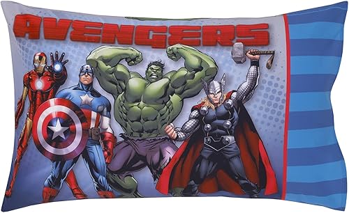 Miniatura 4 de Marvel Avengers - Juego de sábanas de 2 piezas para niños pequeños