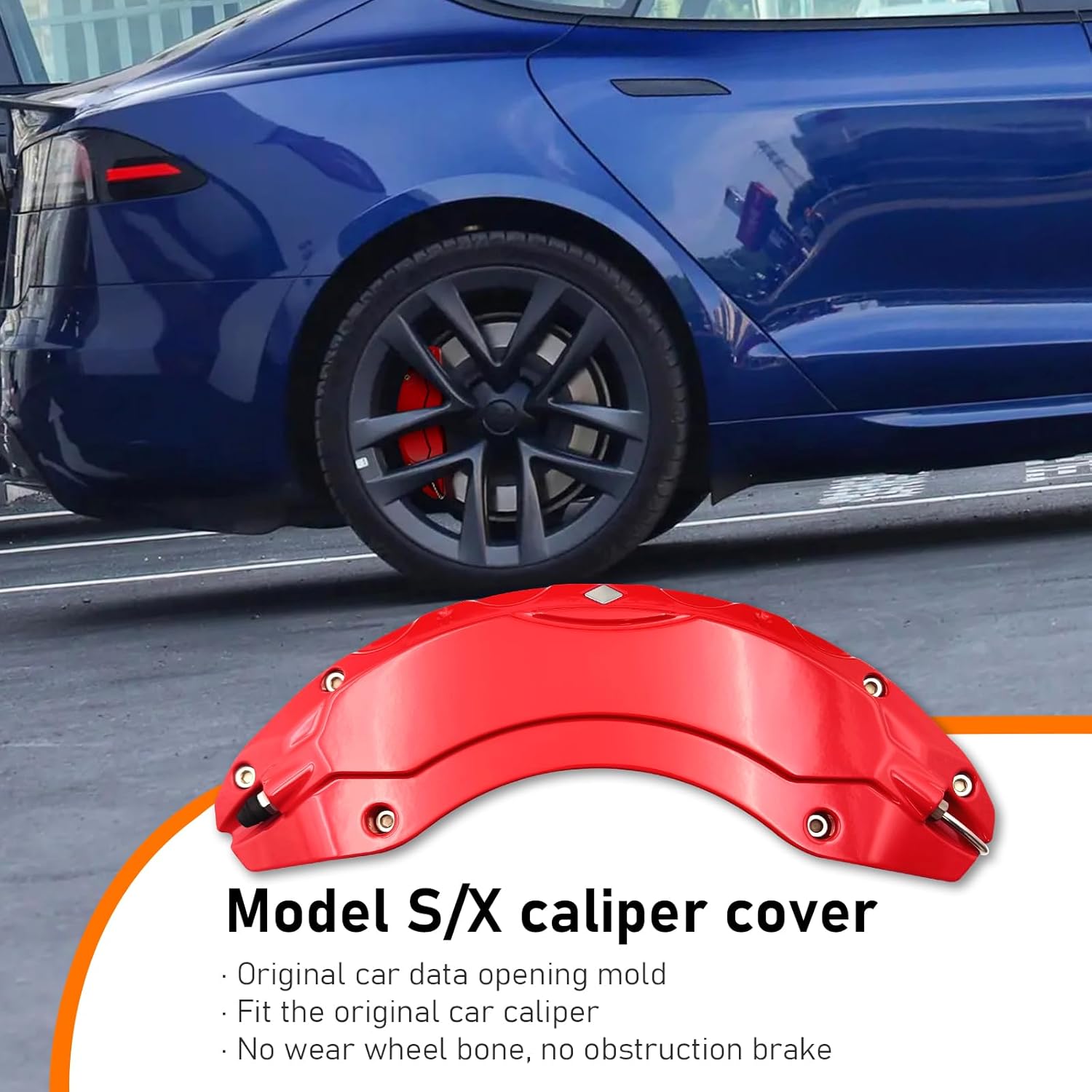 caliper covers set of 4 Compatible with modle S and model X Accessories 2023-2024