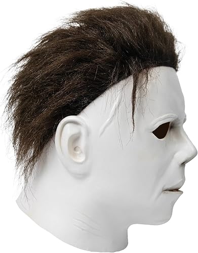 Miniatura 9 de CHEALLTHION TOYS Máscara de Halloween Michael Myers 1978 Halloween Cosplay látex máscaras de cabeza completa blanco