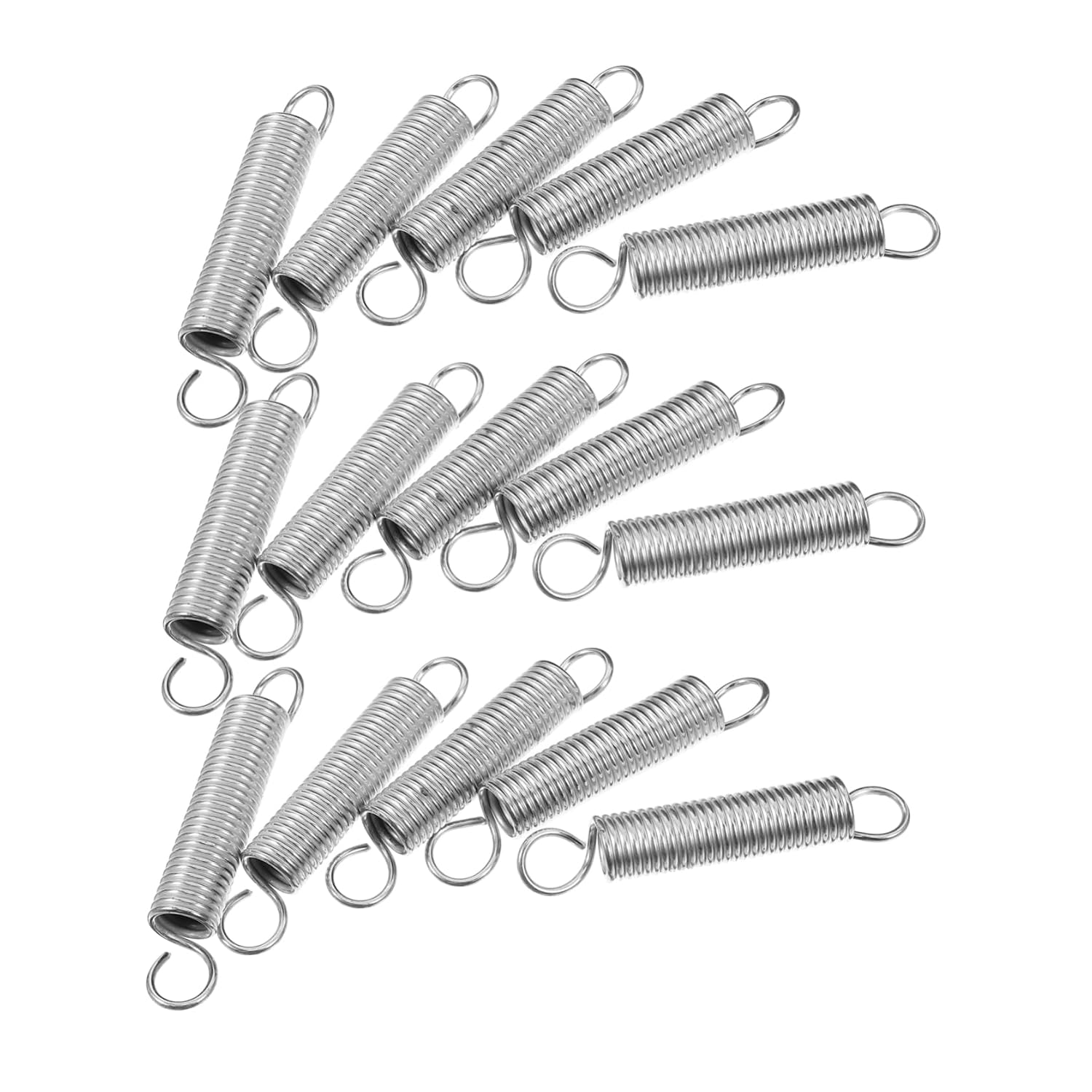 Alipis 20pcs Mechanical Compression Springs Stainless Steel Wire Tension Springs for Crafting