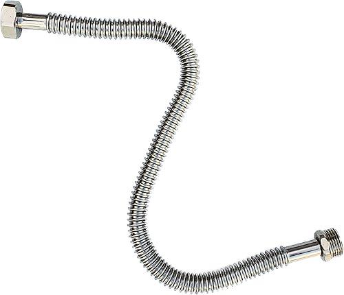 BBros Products - Manguera de jardín ajustable de acero inoxidable flexible y de sujeción (2 pies), 24 pulgadas