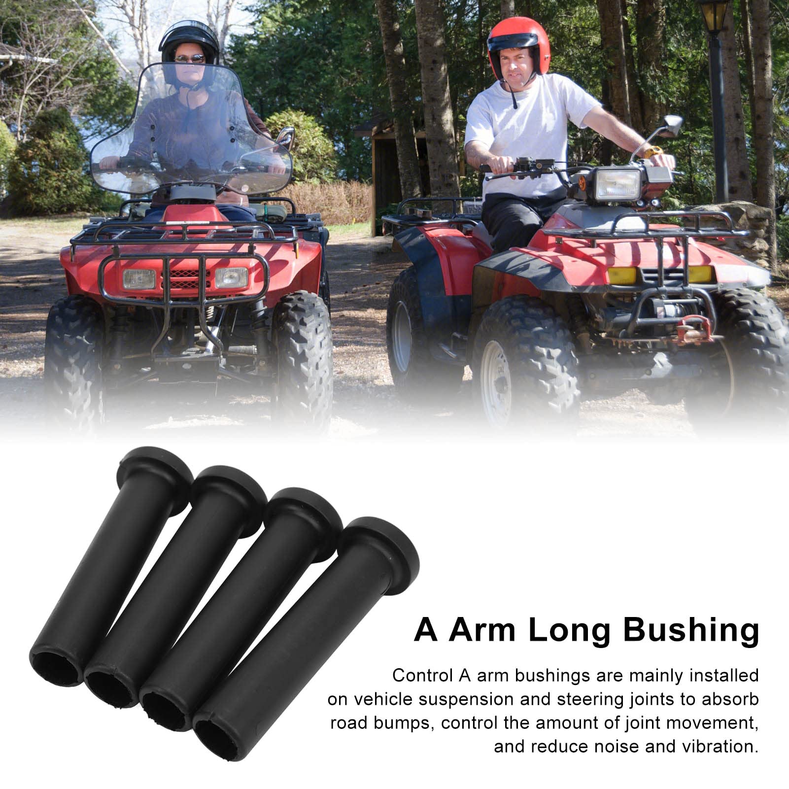 Aramox Kit de 4 Douilles de Bras de Commande Avant avec Entretoises pour Trail Blazer 250 1993-2005