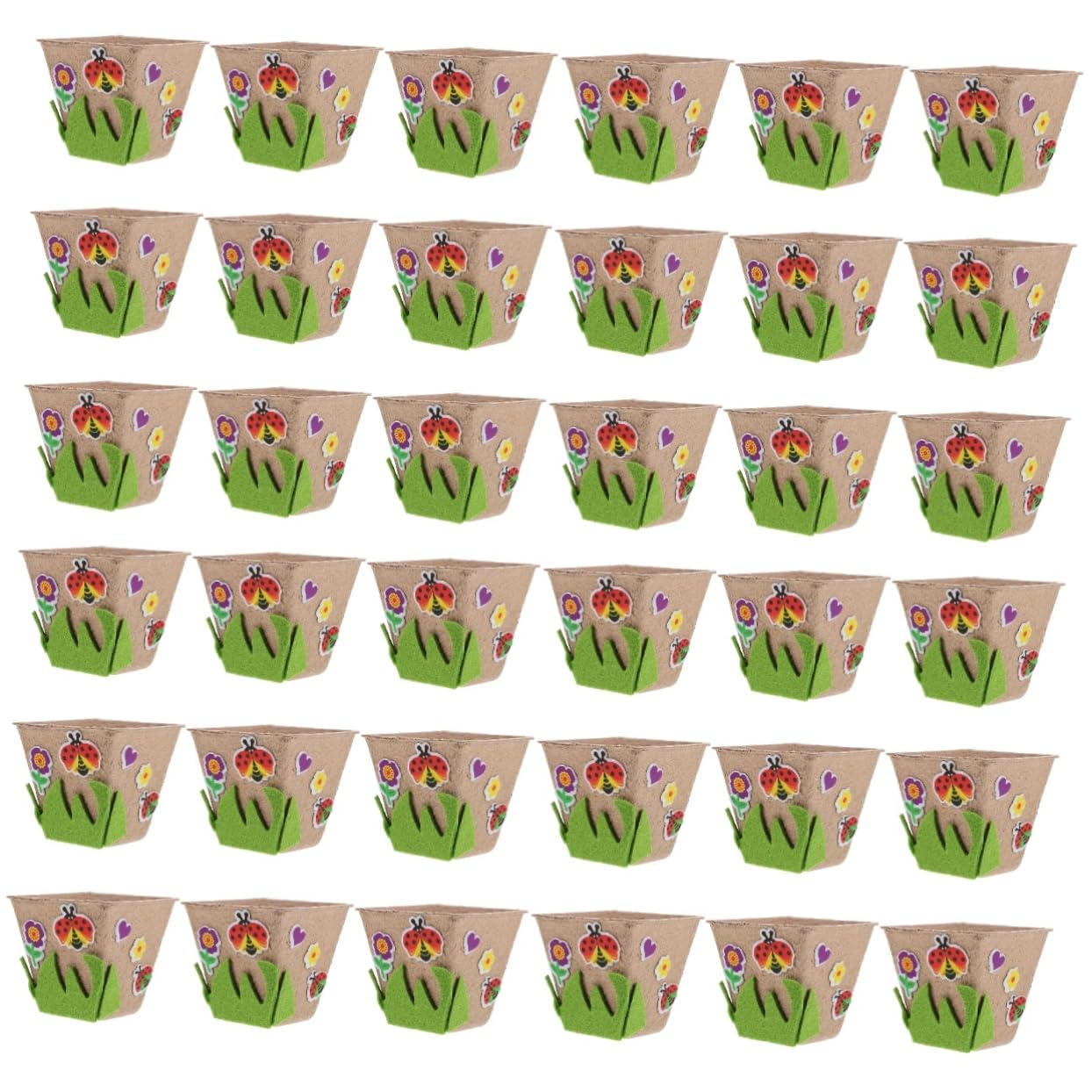 Sosoport 4 Ensembles Kit de Pots DIY pour Petits Pots Autocollants pour Activités Manuelles Améliorez Créativité et Interaction Parent
