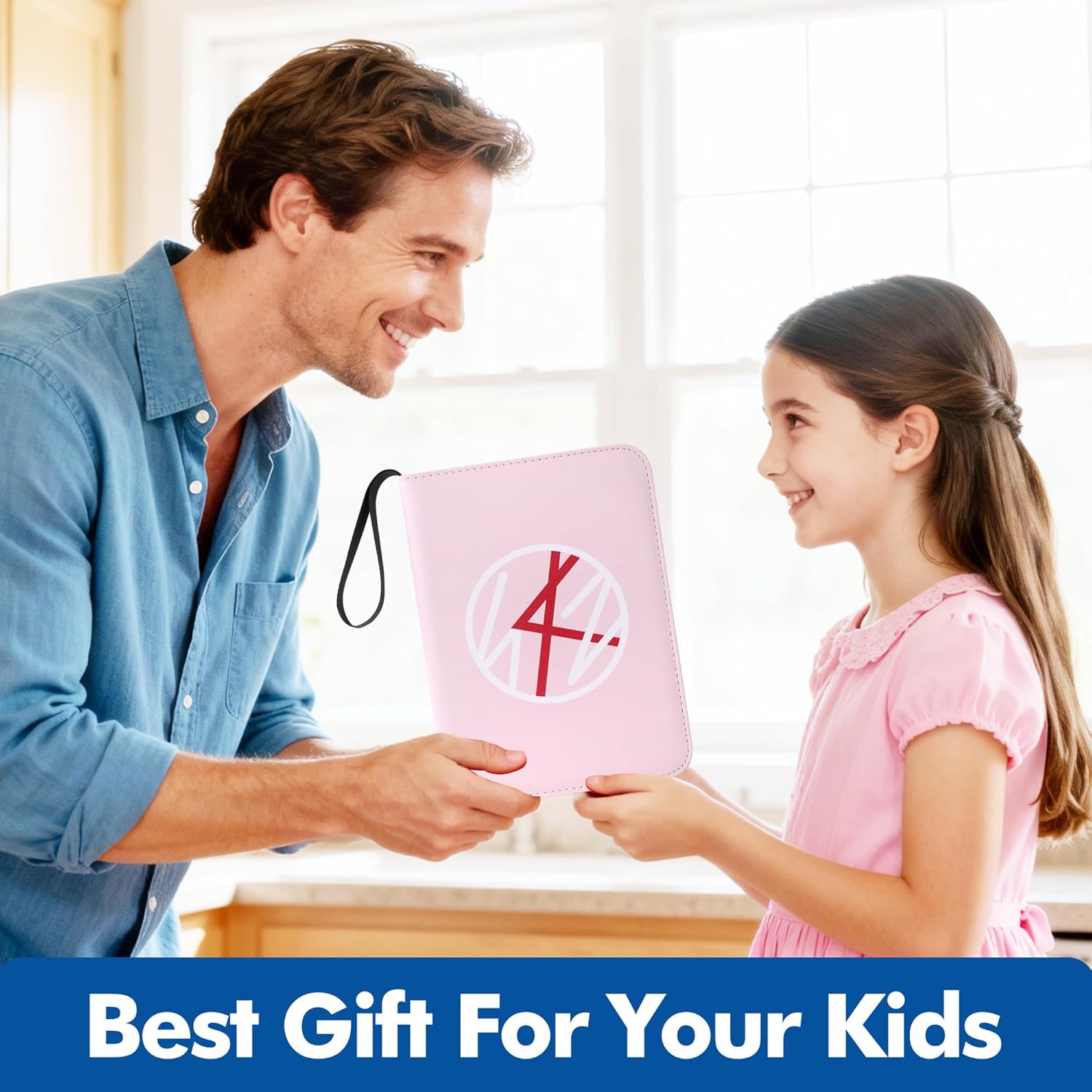 Kpop Photocard Binder, Stray Kids Inspired Card Album, 4-Pocket Pages Hold 8 Cards per Page, Photo Card Organizer for Collectors (Pink) - Image 5