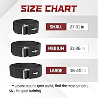 Vista 6 de Yes4All 100% Leather Premium Weightlifting Belt/Genuine Leather/ 2in1 Dip Belt With Chain/Self-locking Belt, Robust Alloy Steel Buckle 10mm Thick