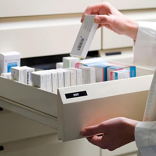 Miniatura 6 de Dymo Cinta de etiquetado estándar D1 0.472 in x 23.0 ft - Blanco sobre negro