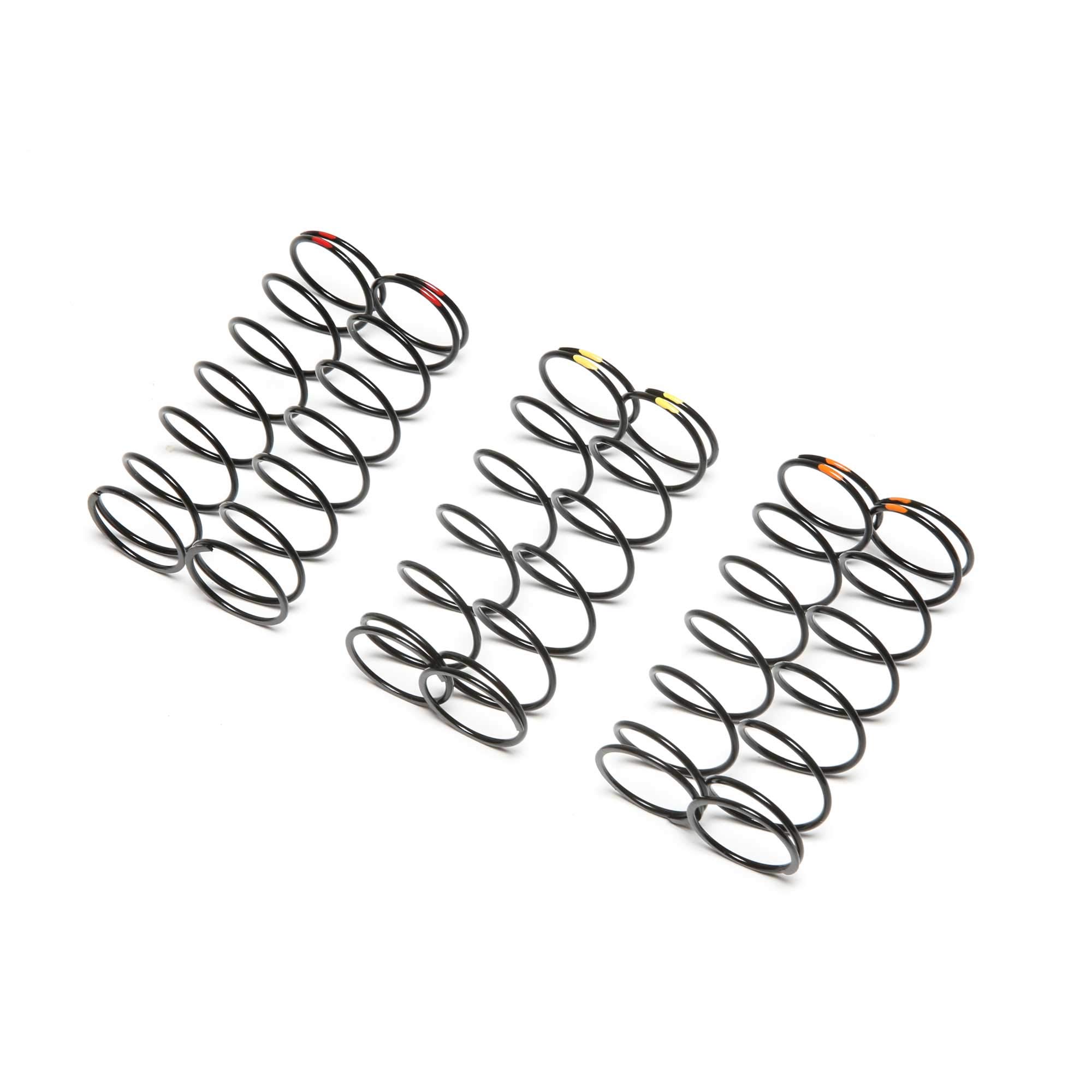 Jeu De Ressorts Avant Durs Team Losi Racing – 3 Paires Pour 22T/SCT, Finition Noire, Réglage Fin 0.3 Lbs/in