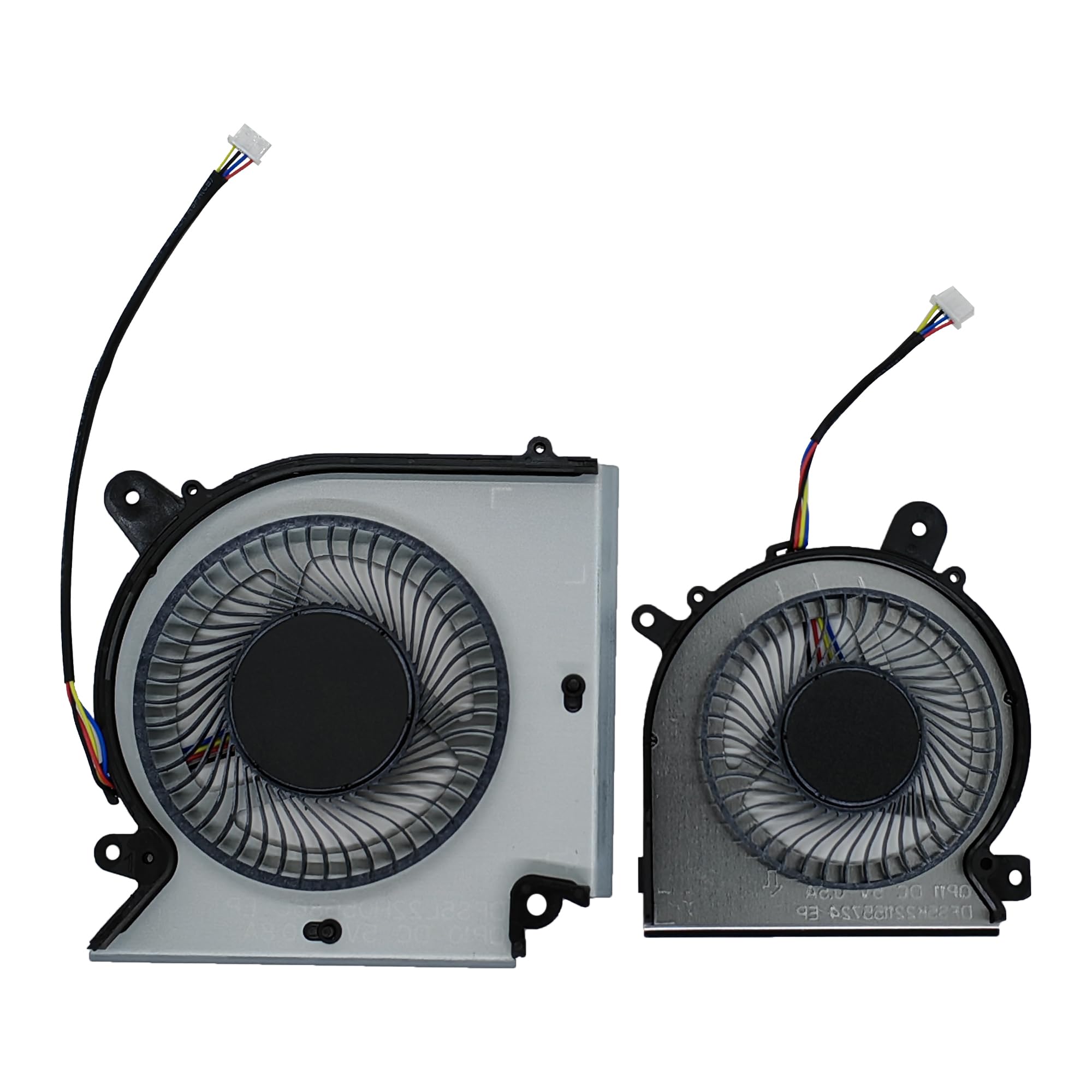 Nouveau CPU+GPU Ventilateur de Refroidissement pour MSI Katana GF76 Pulse GL76 MS-17L1 GF66 11UC Pulse GL66 11UEK MS-1581 Series PABD08008SH-N459 PAAD06015SL-N460 DC5V 0.6A