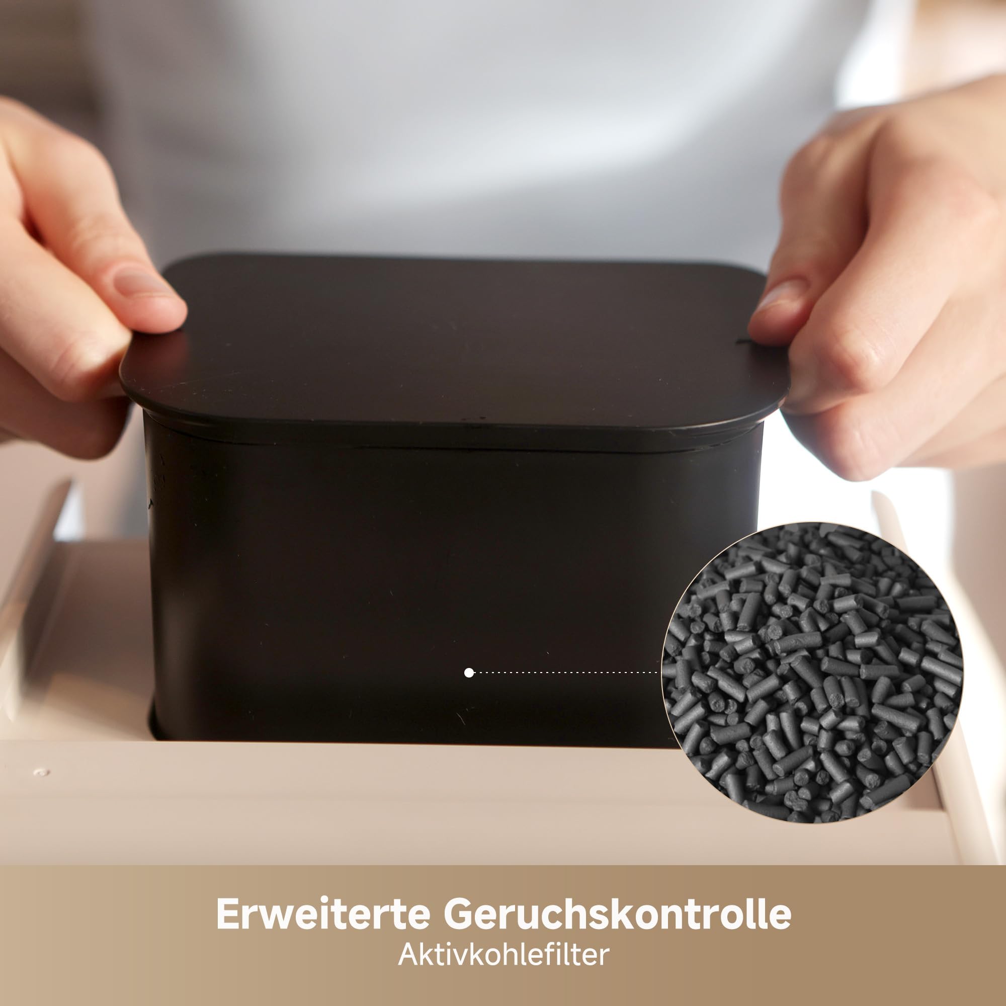 DREAME SF25 – Speise-Entsorger, Trion- Dreiklingensystem, Kohlefilter, Geruchssteuerung, 2,5 l-Volumen, Selbstreinigend bei Hochtemperatur, Kompaktdesign, leises 27 dB(A-Design, Sicherheitssperre