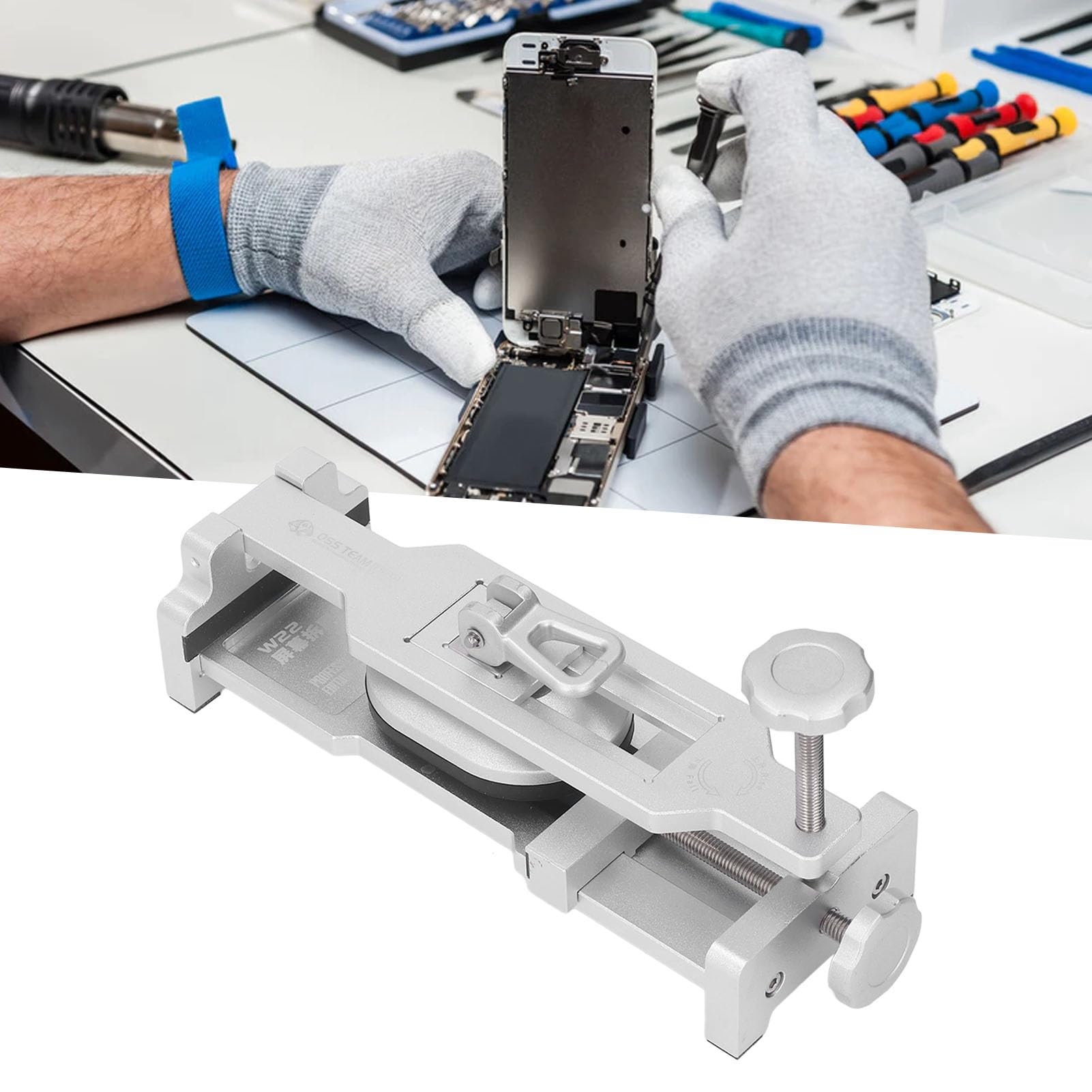 Separador de Pantalla LCD para Teléfono sin Calefacción Ventosa Fuerte Herramienta de Reparación de Pantalla de Teléfono Fácil de Usar para Bricolaje Reparación Doméstica y Profesional