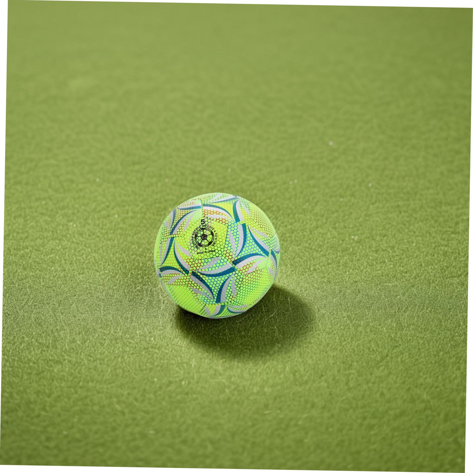 TOYANDONA Balón de Fútbol Luminoso Adultos Accesorio de Entrenamiento Brillante Que Brilla la Oscuridad para Jugar Fiestas Nocturnas