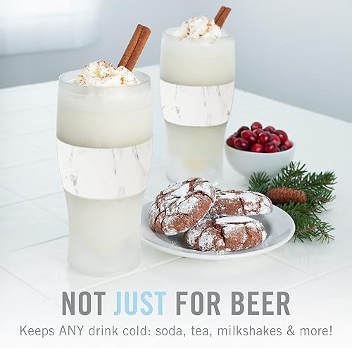 Miniatura 4 de Host Freeze, tazas congeladas, juego de pinta congelable, cerveza mantiene tus bebidas frías, vasos aislados de doble pared, vaso para café helado,