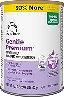 Mama Bear Gentle Premium Baby Formula Powder 33.2oz - DHA Brain Support, 2'FL HMO Immunity for Fussiness, Gas, Crying