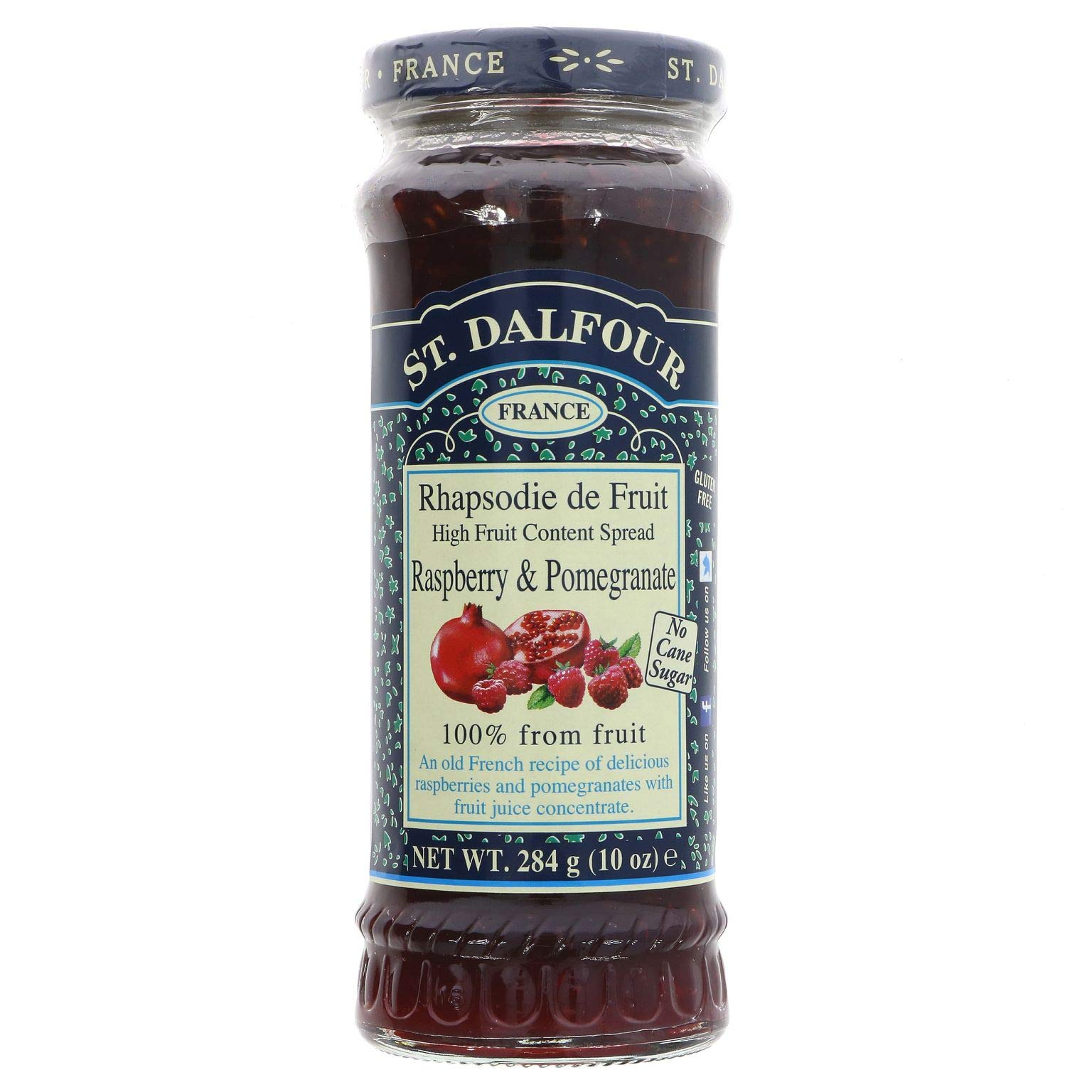 St Dalfour Obstaufstrich Himbeere und Granatapfel, 284 g