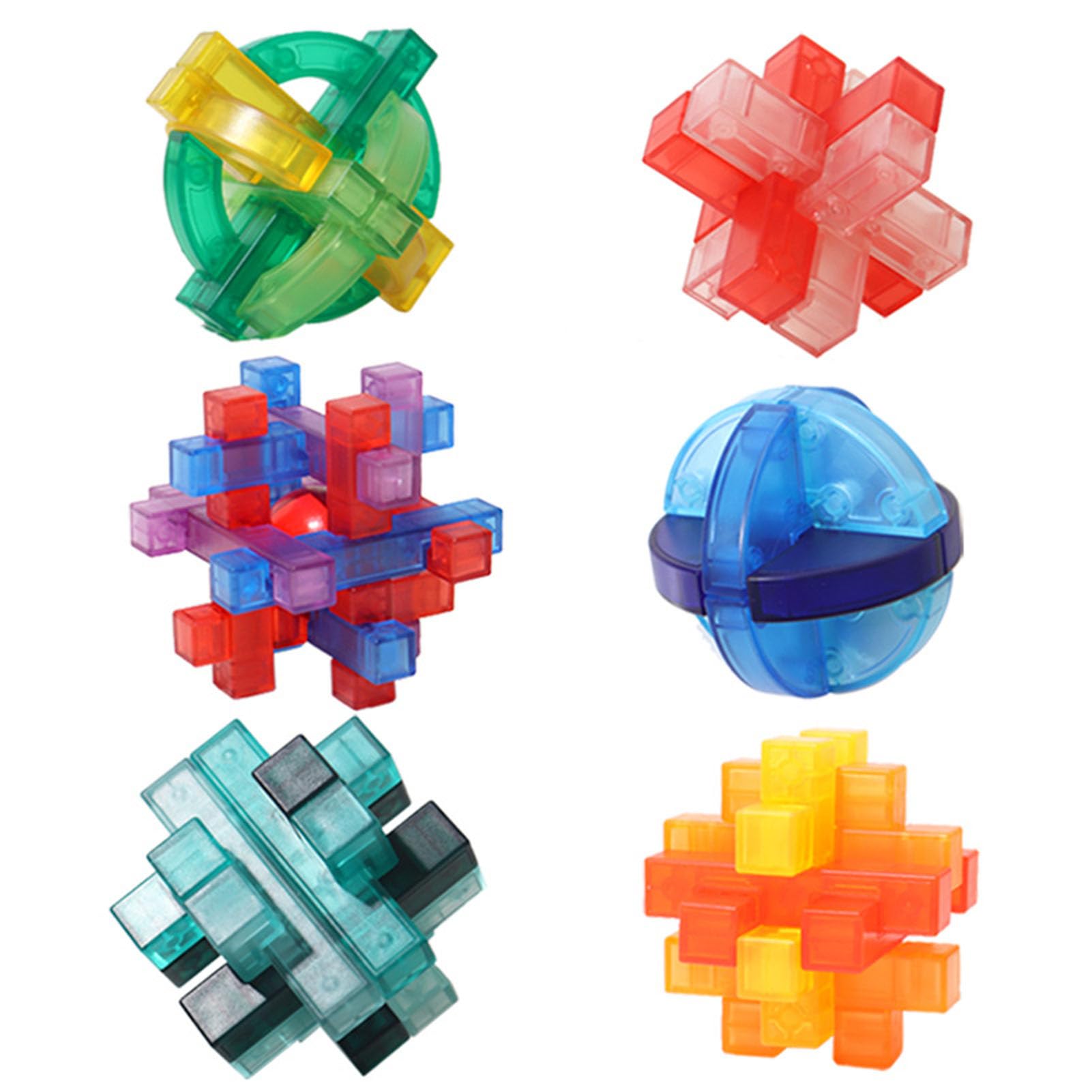 Bloqueo Luban 3D Entrelazado, Juego de destreza para desenredar