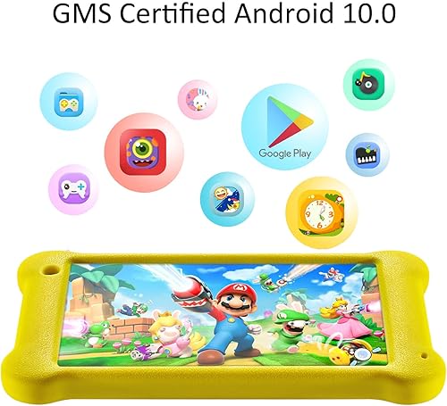 Miniatura 2 de Wainyok Tableta para niños, pantalla IPS de protección ocular de 7 pulgadas, 2 GB de RAM, 32 GB de ROM, tableta WiFi Android 12 para niños con funda